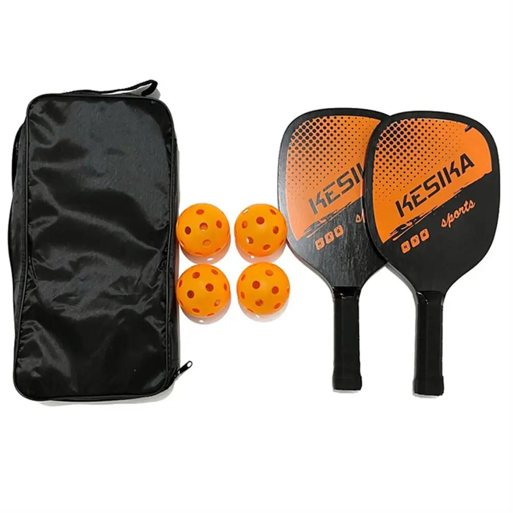 Carrying Bag Poplar Pickle Paddles Rackets Set Non-slip 4 Pickleballs Pickleball Paddles Pickle Paddles Alduld