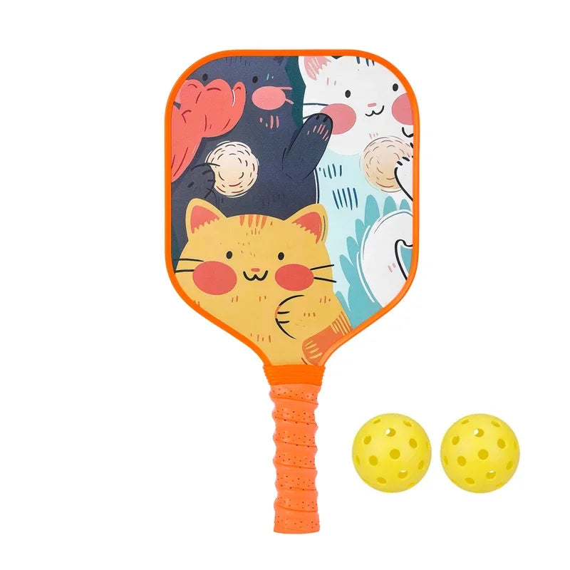 Kid's Pickleball Set (Ages 8-12) USAPA Approved Pickleball Paddle with Textured Surface for Better Controls and Smaller Balls