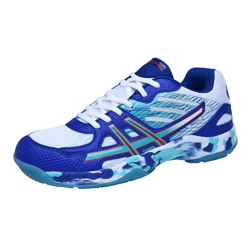 Chaussures de sport pour femmes et hommes, chaussures de badminton professionnelles, chaussures de tennis confortables et respirantes, chaussures de volley-ball amortissantes pour hommes
