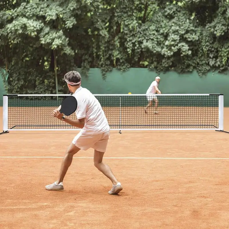 Filet de pickleball réglementaire, taille réglementaire, pour système de filet de pickleball portable, accessoires d'entraînement sportif portables.