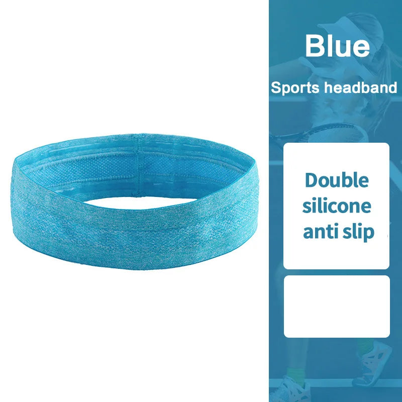 Bandeau anti-transpiration respirant et évacuant l'humidité, élastique, pour le sport (fitness, gym, course à pied, basketball) - 1 pièce