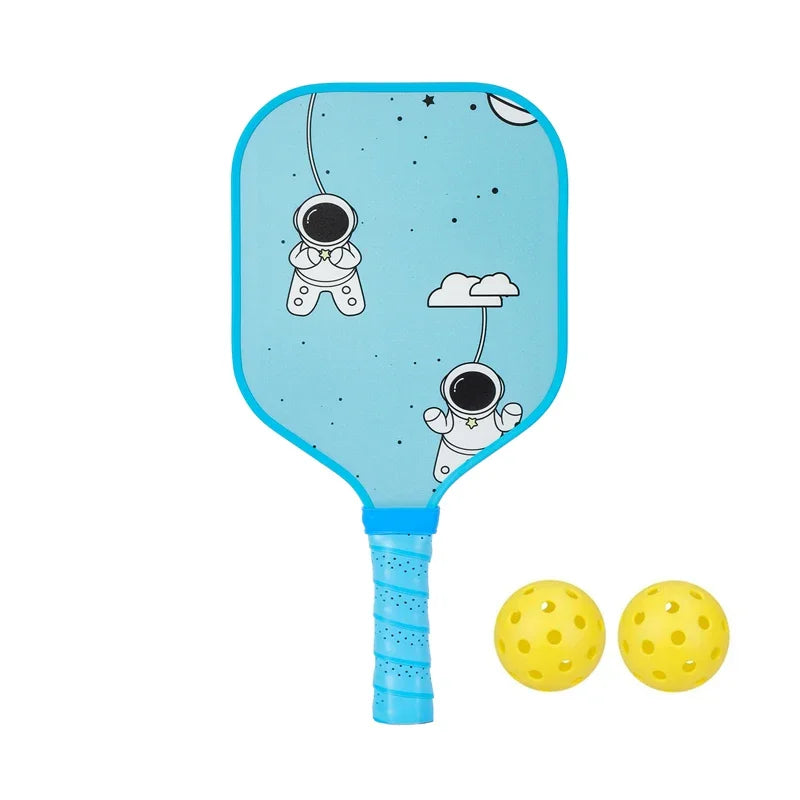 Kid's Pickleball Set (Ages 8-12) USAPA Approved Pickleball Paddle with Textured Surface for Better Controls and Smaller Balls